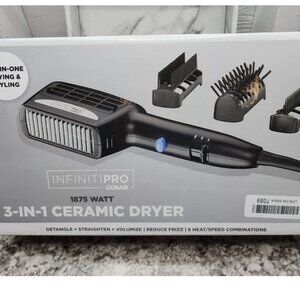 Brand New Conair Infiniti Pro 3-in-1 Ceramic Styler/ Hair Dryer
